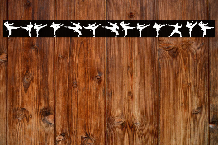 The Karate Do ST फ़ॉन्ट examples