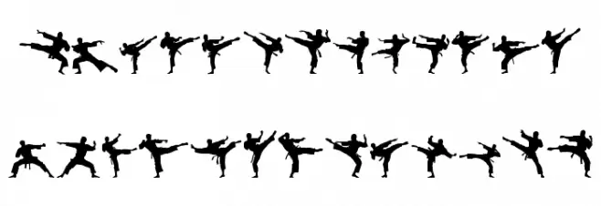 The Karate Do ST Fonte MINÚSCULAS