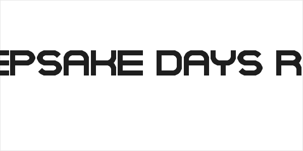 The Keepsake Days Regular Logo