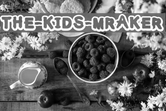 The-Kids-Mraker Font examples