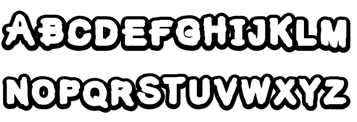 The-Kids-Mraker Font LOWERCASE