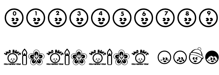 The Kids Font OTHER CHARS