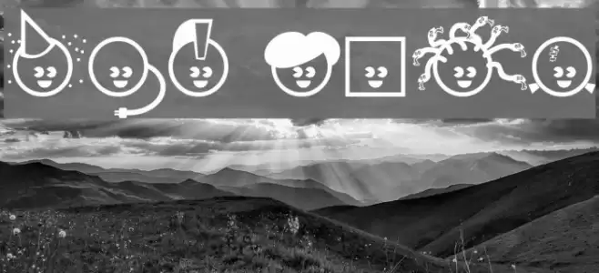 The Kids 字体 examples