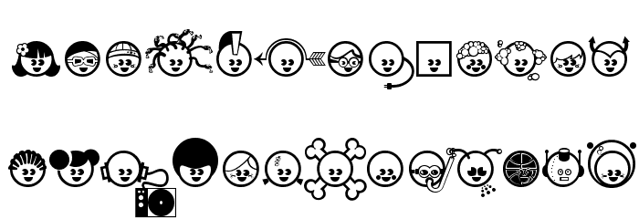 The Kids Font LOWERCASE