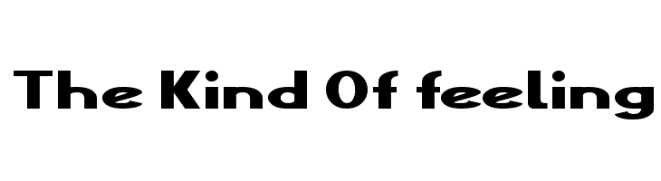 The Kind Of feeling  Frei Schriftart Herunterladen