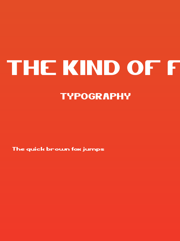 The Kind Of feeling Poster