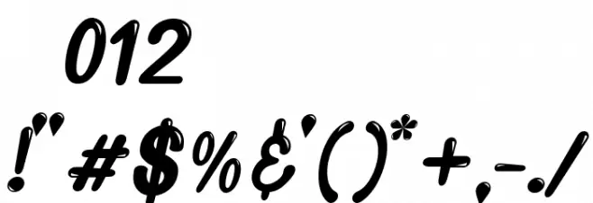 The King - 2 Font OTHER CHARS