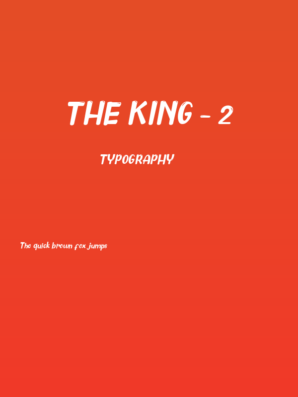 The King - 2 Poster