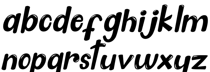 The King - 2 Font LOWERCASE