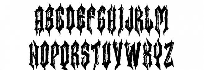 The King Manolo फ़ॉन्ट अपरकेस