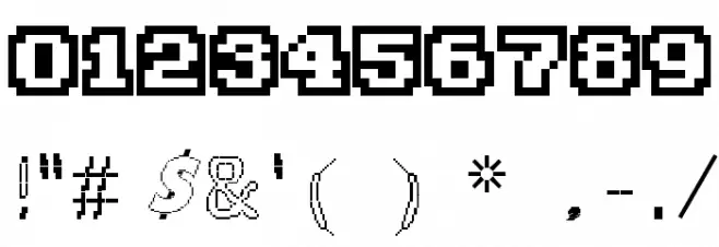 The King Of Fighters Font OTHER CHARS