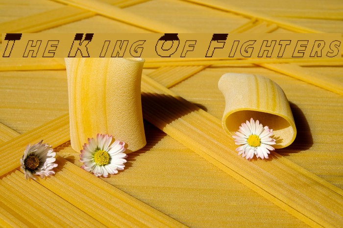 The King Of Fighters Шрифта examples