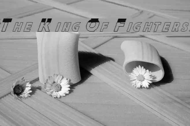 The King Of Fighters Font examples