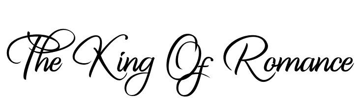 The King Of Romance Font