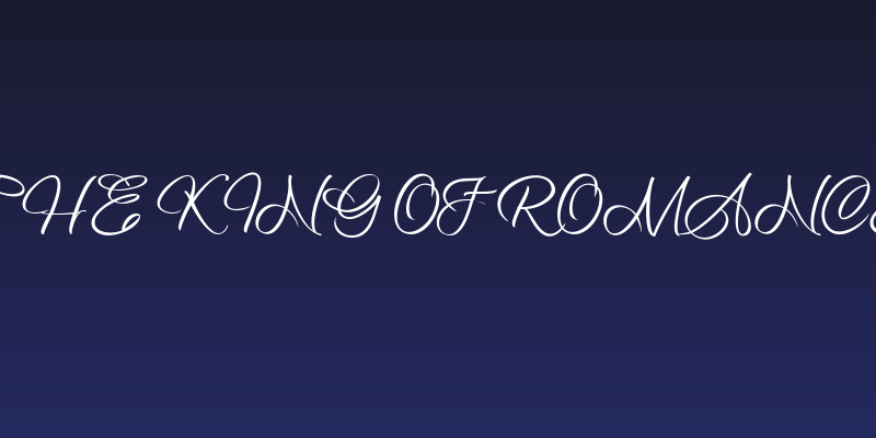 The King Of Romance Social Header