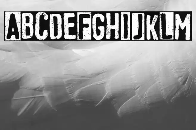 The King of Wall Font examples