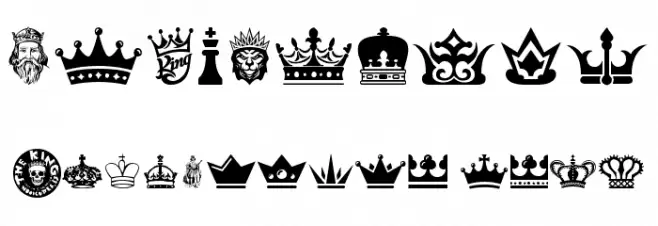 The King Font OTHER CHARS