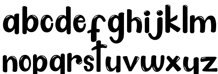 The King Font LOWERCASE