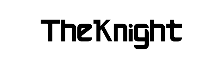 The Knight  font caratteri gratis