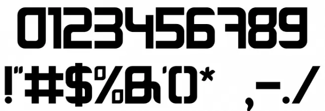 The Knight Font OTHER CHARS