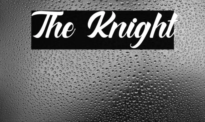 The Knight Font examples