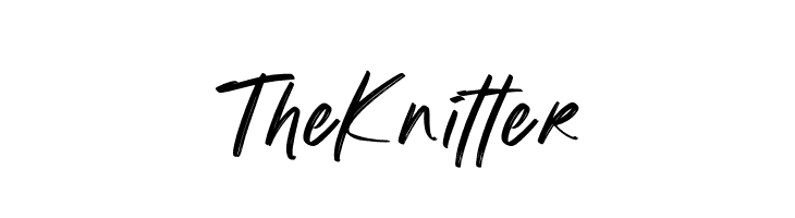 The Knitter  フリーフォントのダウンロード