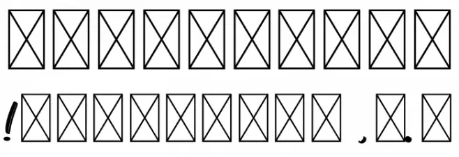 The Knitter Font OTHER CHARS