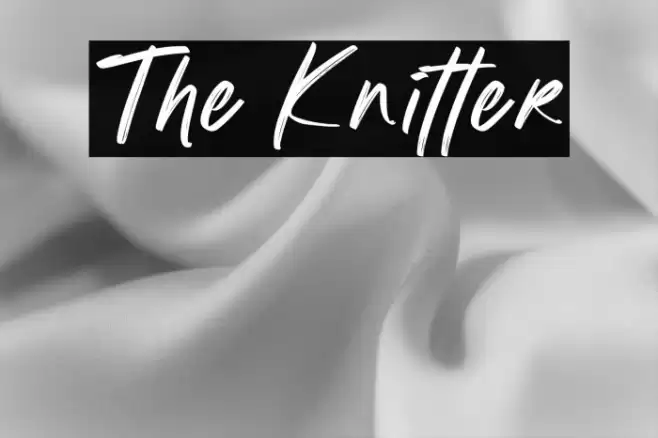 The Knitter Font examples