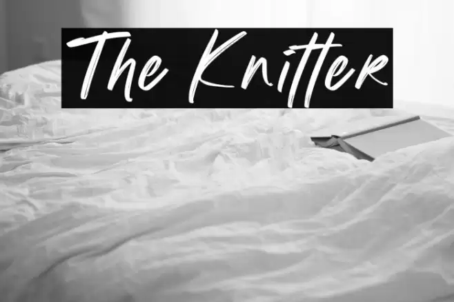 The Knitter Font examples
