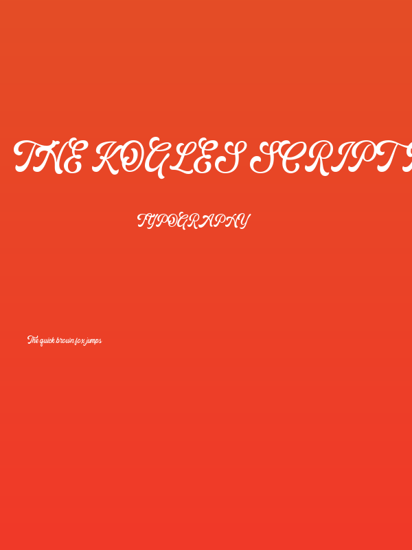 The Kogles Script DEMO Poster