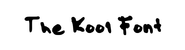 The Kool Font  Frei Schriftart Herunterladen