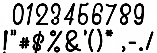 The LaMonTruSH Font OTHER CHARS