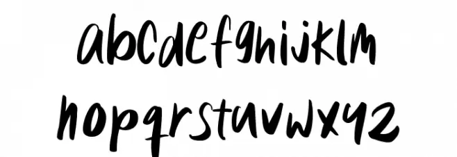 The Labothings フォント 小文字