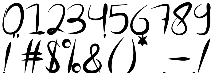 The Ladda Font OTHER CHARS
