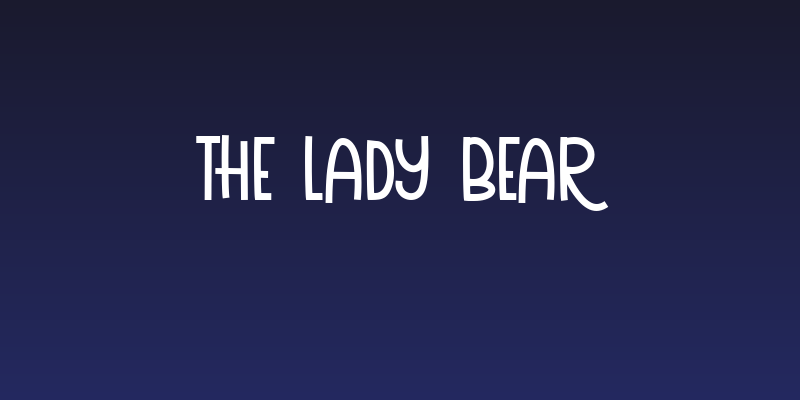 The Lady Bear Social Header