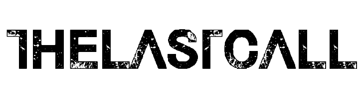 The Last Call  Free Fonts Download