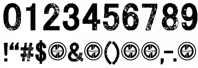 The Last Call Font OTHER CHARS