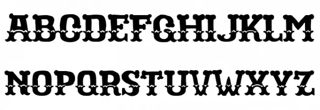 The Last Circus Font UPPERCASE