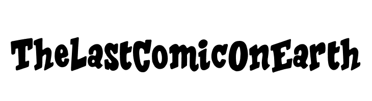 The Last Comic On Earth  Free Fonts Download