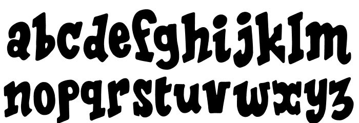 The Last Comic On Earth Font LOWERCASE