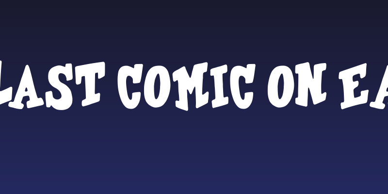 The Last Comic On Earth Social Header