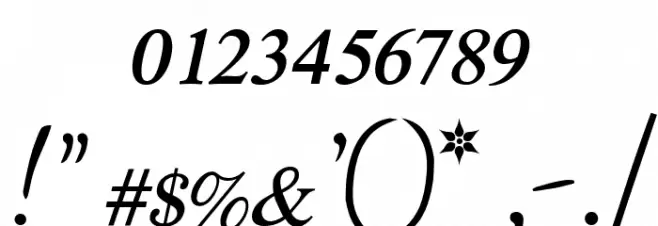 The Last Font I'm Wasting On You Italic Font OTHER CHARS