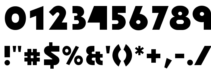 The Last Knight Font OTHER CHARS