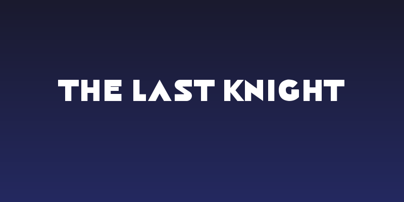 The Last Knight Social Header