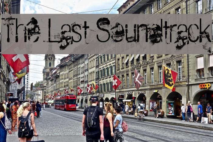 The Last Soundtrack Schriftart examples
