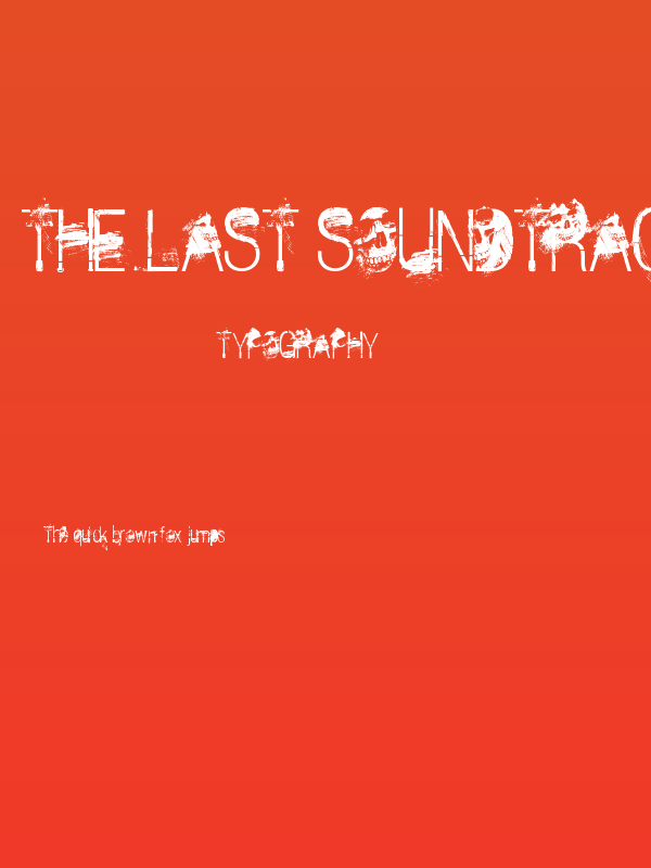 The Last Soundtrack Poster