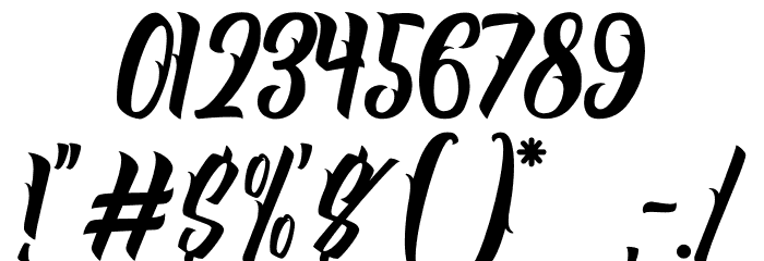 The Lastring Font OTHER CHARS