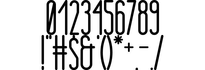 The Late GatsbyRegular Font OTHER CHARS