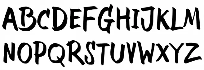 The Lazoo DEMO Font UPPERCASE