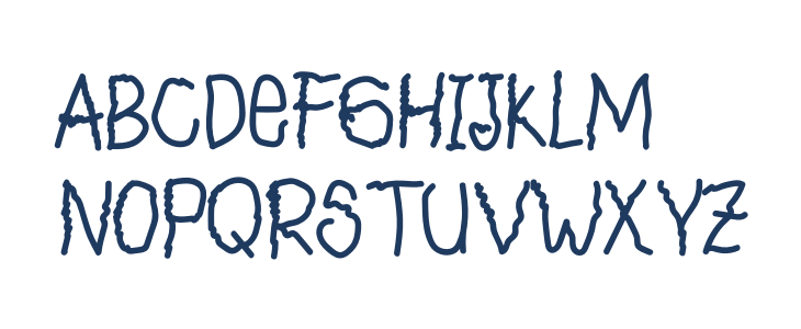 The Lazt Kinderjay Uppercase